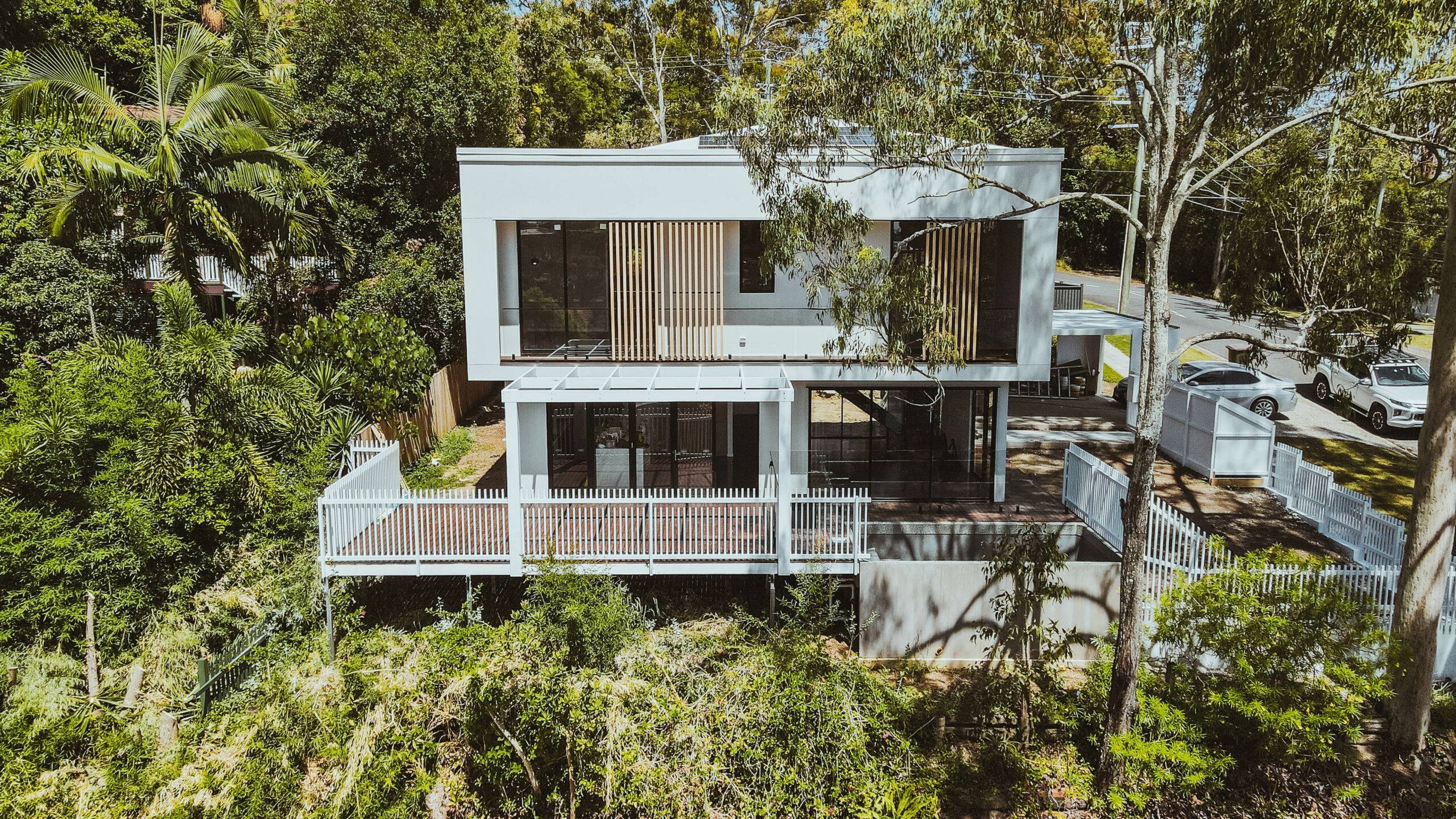 Cranbrook House, Modern new build home, brisbane architect, brisbane house design, house timber detailing